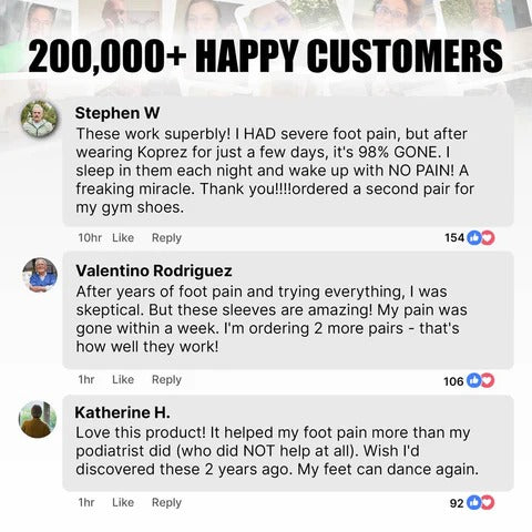 Foot Sleeve with SupportStraps