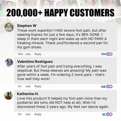 Foot Sleeve with SupportStraps